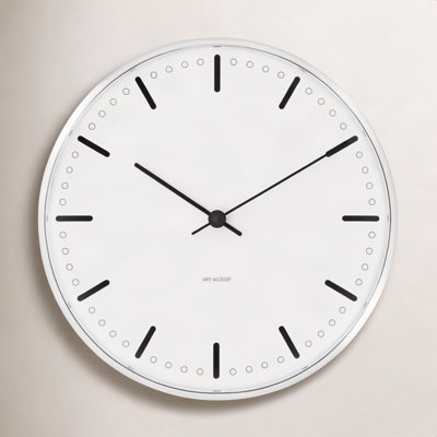 City Hall Metal Wall Clock