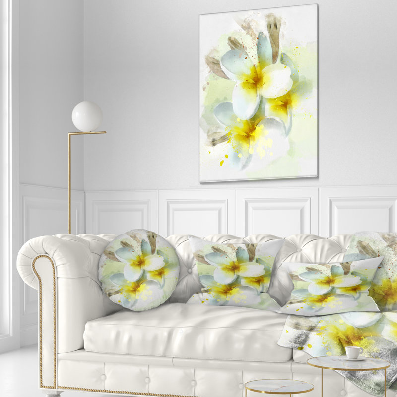 Coussin Frangipani