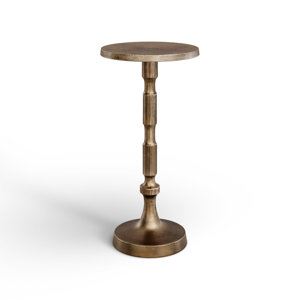 Vela Pedestal End Table