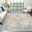 Tapis lavable rétro, motif persan délavé, tapis de sol pour chambre à coucher, salon-557870613