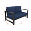 Causeuse d'extérieur Dulcie avec coussins Sunbrella®-124071162