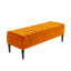 Safar Striped Ottoman Storage Bench – Upholstery Plush Velvet Shoe Bench with Black Turned Wooden Legs-520219407-521705319