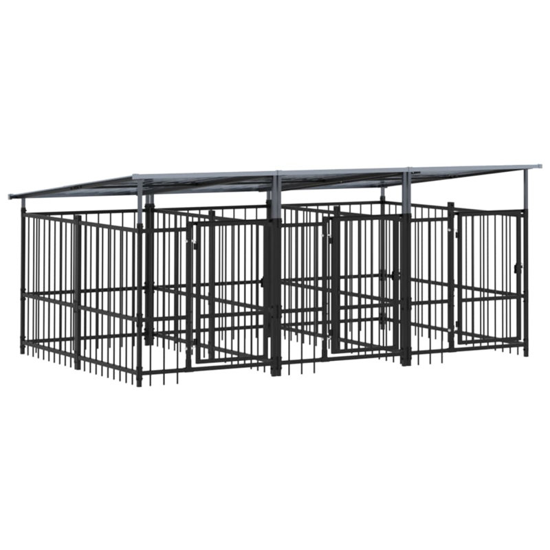 Daxton 128cm H Steel Kennel