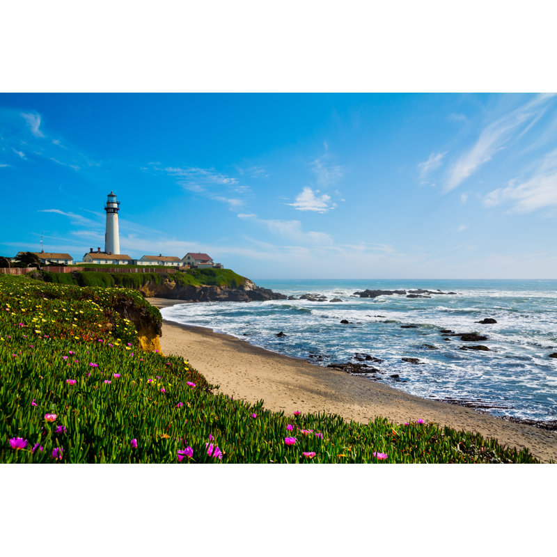 Pigeon Point Lighthouse - Wrapped Canvas Print, 30cm H x 46cm W x 3.8cm D