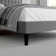 Tufted Upholstered Platform Bed with Adjustable Headboard