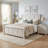 Red Barrel Studio® Aldergrove Panel Bed Frame W Headboard, Footboard And Rails | Contemporary Modern Farmhouse Bedroom Furniture | Mattress/box Spring Required, Not Included | Cerused White Oak Wood-948854370