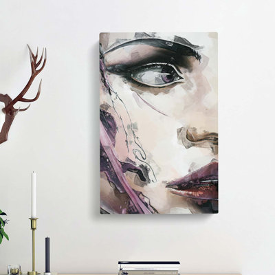 The Urban Woman in Abstract - Wrapped Canvas