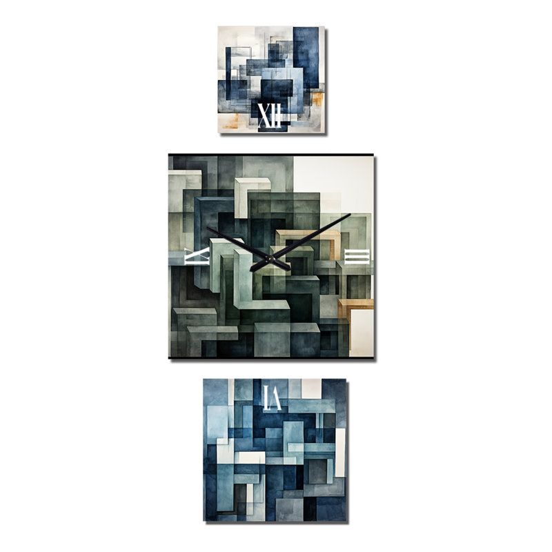 Mahaylia Metal Wall Clock