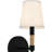 Abdulahi 1-Light Matte Black Wall Sconce