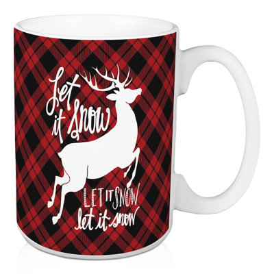 Annabelle Let It Snow Plaid Coffee Mug -  Loon Peak®, LOPK5925 42771077