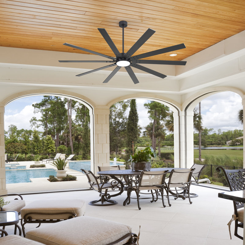Ventilateur de plafond Modern Farmhouse, 84 po de largeur