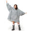 Aatos Velosso Snug Oversize Faux Fur Shaggy Hoodie Blanket Thermal Cosy with Pocket-491402350