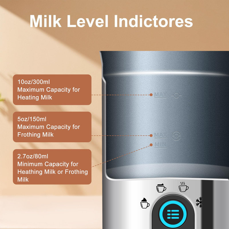 YUKOOL Stainless Steel Automatic Milk Frother