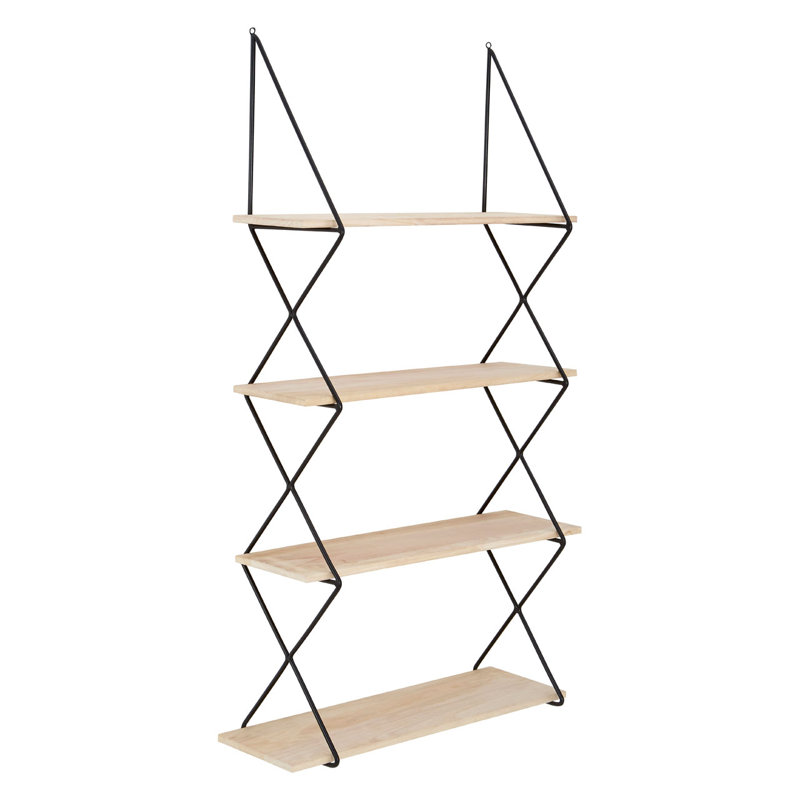 Bilst 4 Piece Solid Wood Tiered Shelf