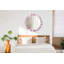 Huldar Glass Flat Wall Mirror