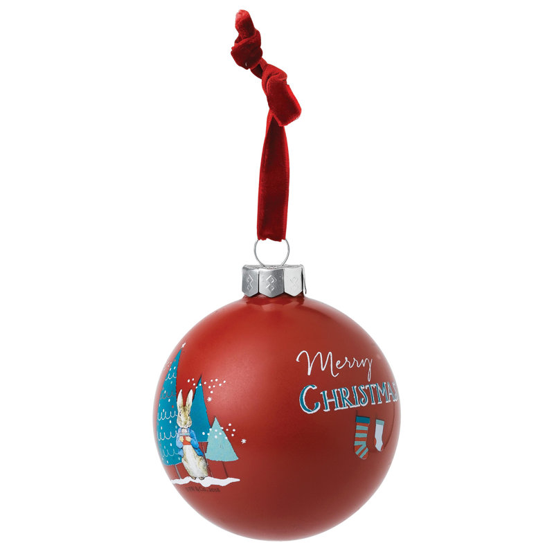 8cm Glass Animals Ball Ornament