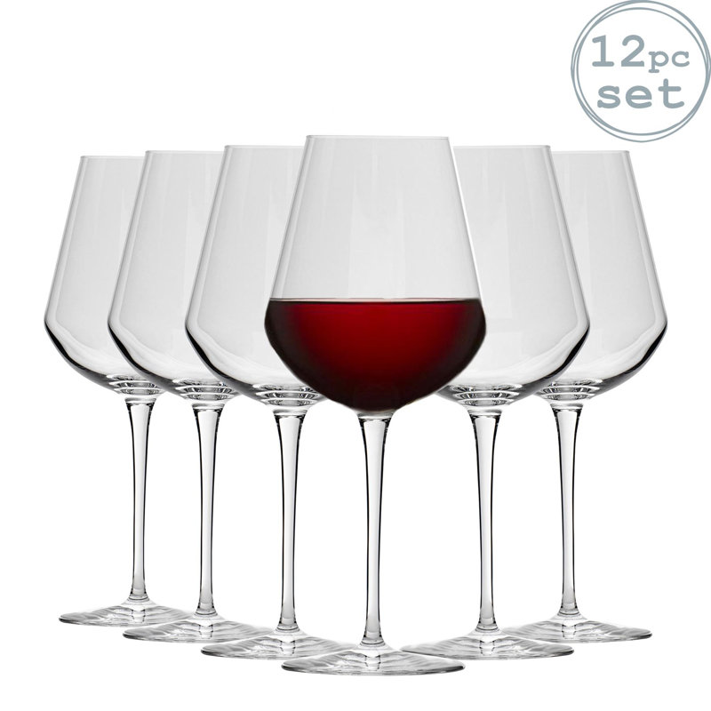 Inalto Uno Red Wine Glasses, 12, 560ml