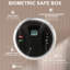 Coffre-fort biométrique à empreinte digitale 1,2 pi. Tigerking avec clavier numérique pour la maison, petit coffre-fort pour argent comptant, bijoux, noir-129025546