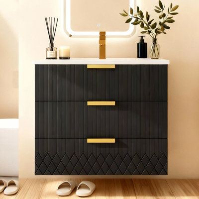 Meuble-lavabo simple 24 po avec lavabo