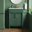 Meuble-lavabo de 24 po avec lavabo demi-lune et armoire de rangement réglable?-1608191166