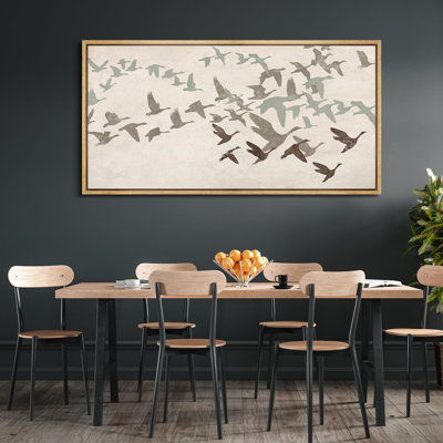 Wild Freedom Assorted Birds In Flight, reproduction d'art sur toile