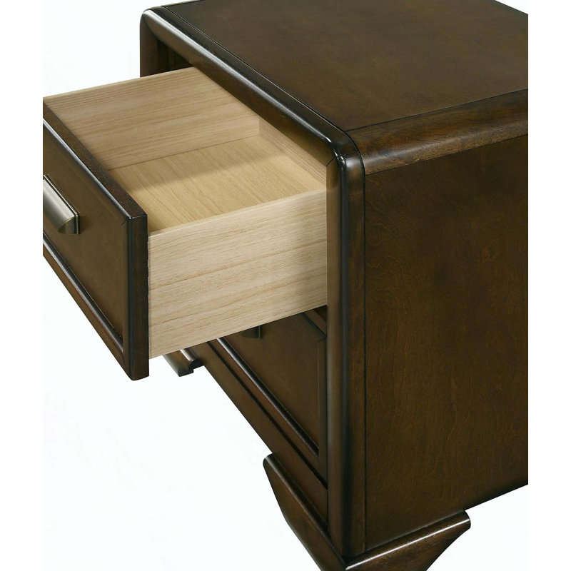 Mobilier de chambre à coucher 1pc 2 tiroirs Style