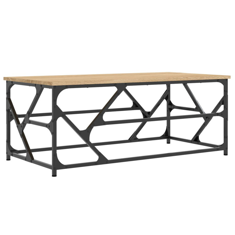 Bourdeilles Four Leg Coffee Table, Sonoma Oak