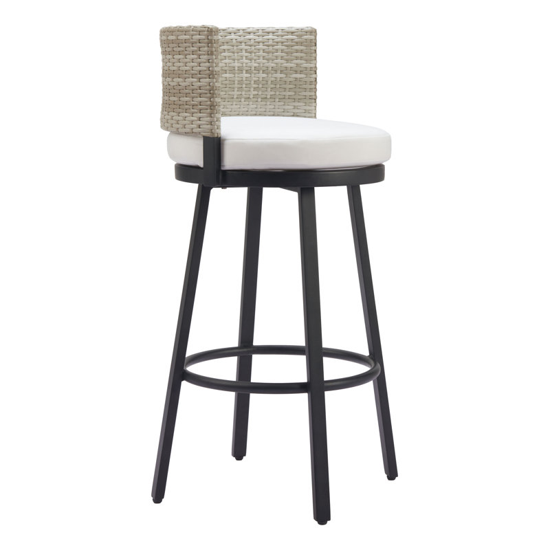 Tabouret de bar Midnight Wave blanc