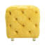 Tabouret de chambre jaune en velours - ajoute du confort à votre siège supplémentaire confortable-133001367