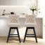 Tabouret de comptoir pivotant rembourré (ensemble de 2)-419045722