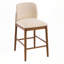 Tabouret de comptoir rembourré en bois-161700672