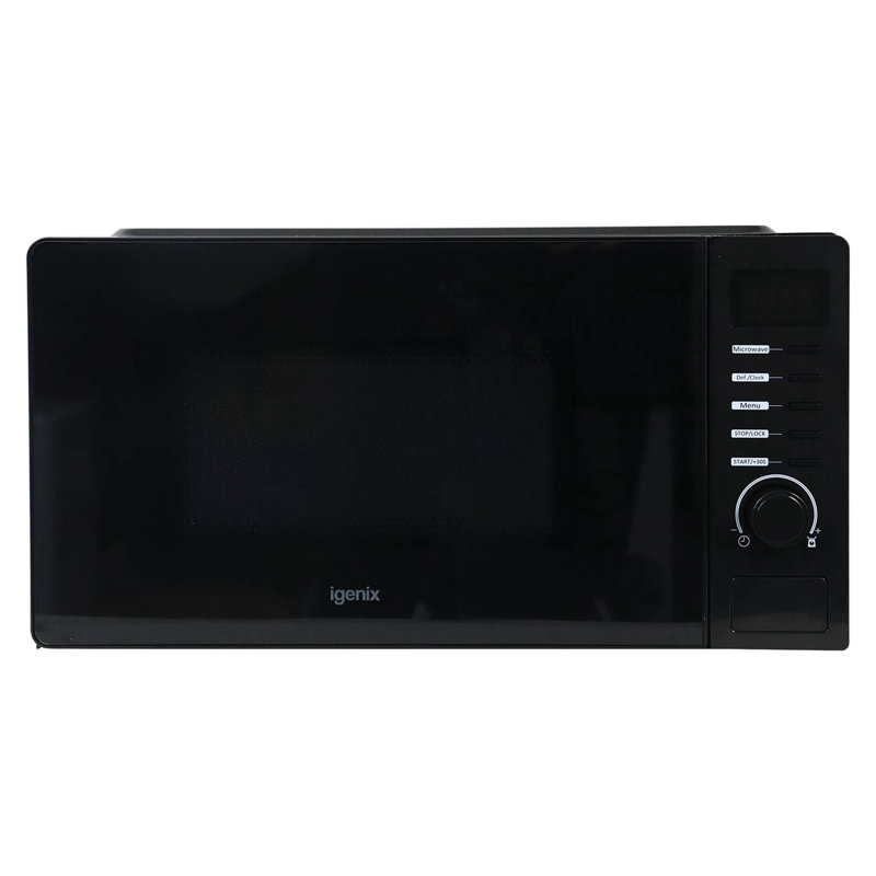 20L Digital Microwave, Black