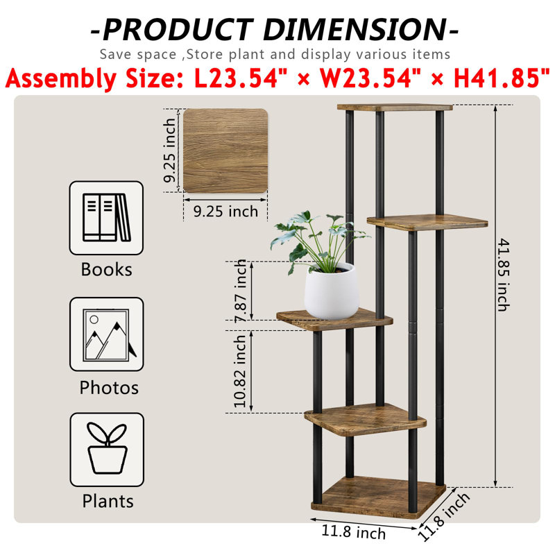 Plant Stand 5 Tier