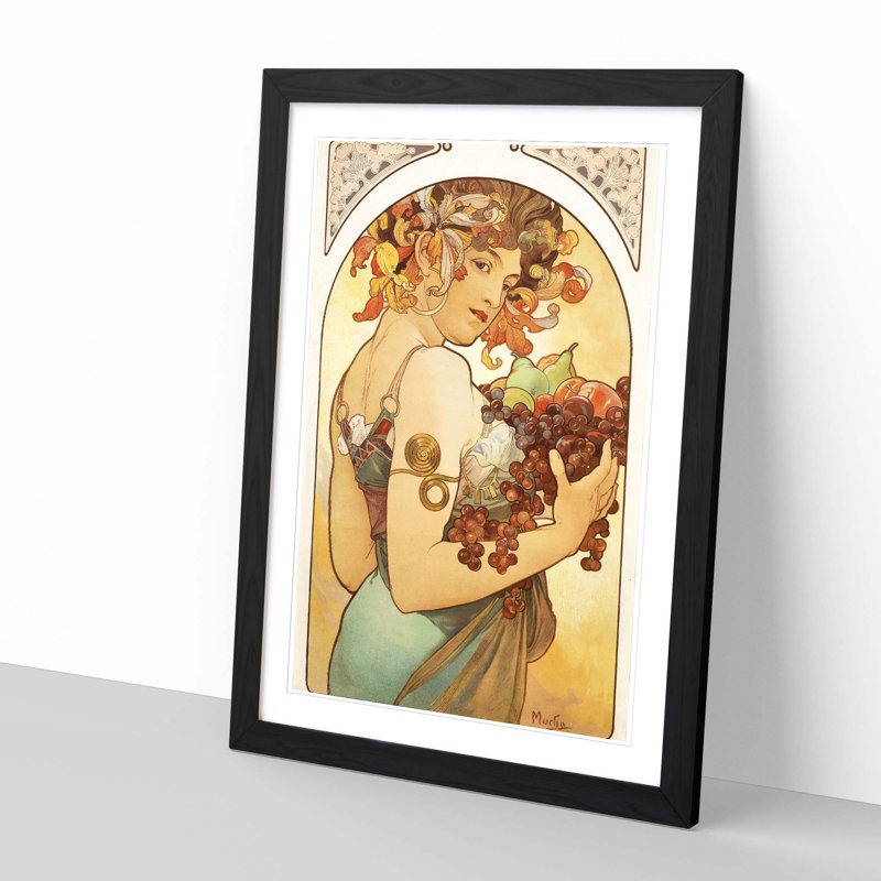 Single Picture Frame Print, Black