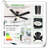 Museau Ceiling Fan with LED Lights-1701148665