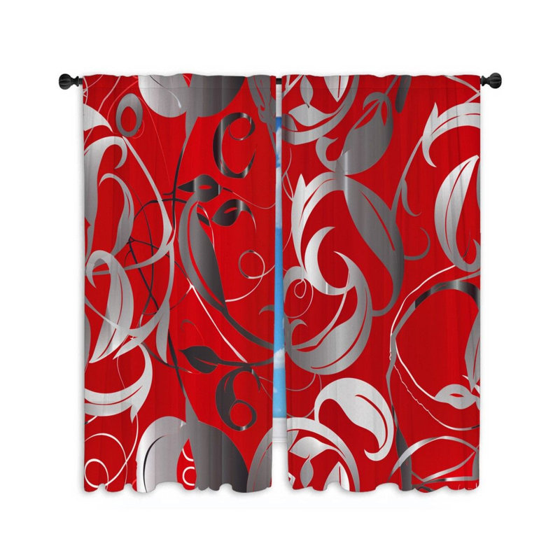 Paire de rideaux obscurcissant en polyester Jena, L 40 po x L 84 po