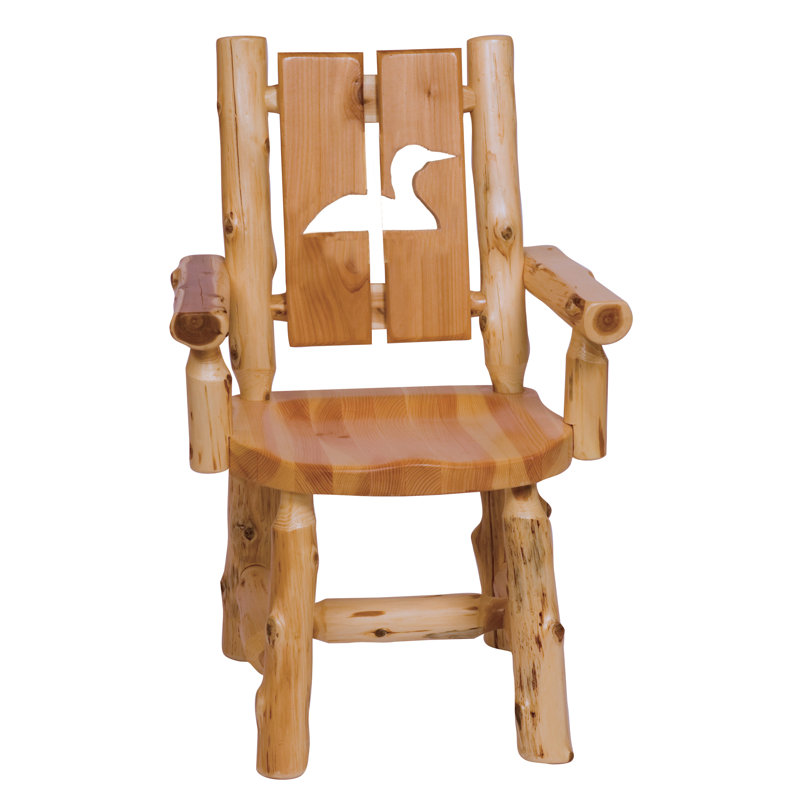 Fauteuil à découpes en cèdre Fireside Lodge - café - huard, Huard, Coffee