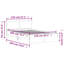 17 Stories Bed Frame With Headboard And LED Brown Oak 135X190 Cm Double-279962394-279962400