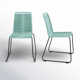 Camberlynn Powder Coated Steel Outdoor Stacking Dining Side Chair