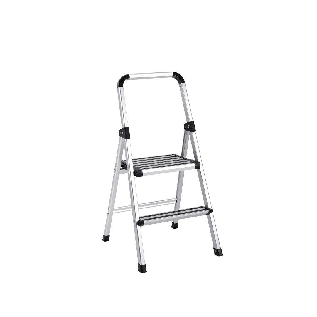 2 - Step Plastic Folding Step Ladder BirdRock Home