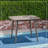 Foxborough Solid Wood Dining Table Outdoor Square Acacia Wood Table with Straight Legs-30266966