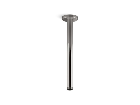 Statement 12 in. Ceiling-Mount Single-Function Rainhead Arm And Flange