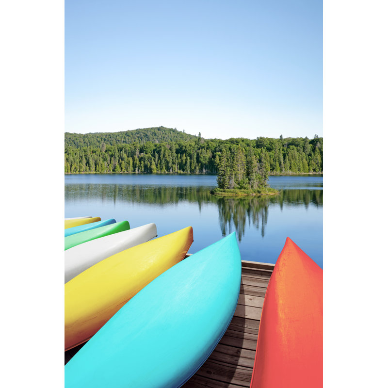 Canoes and Lake par Sharplie_Done, H 12 po x l 8 po