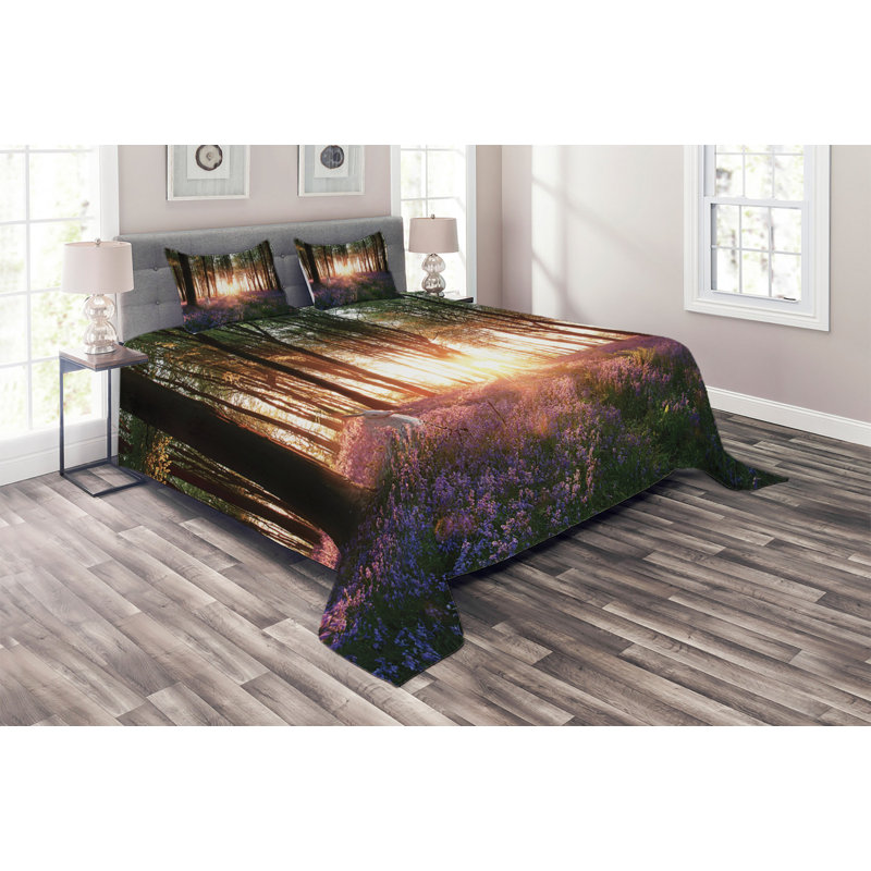 Forest Rustic Polyester Coverlet