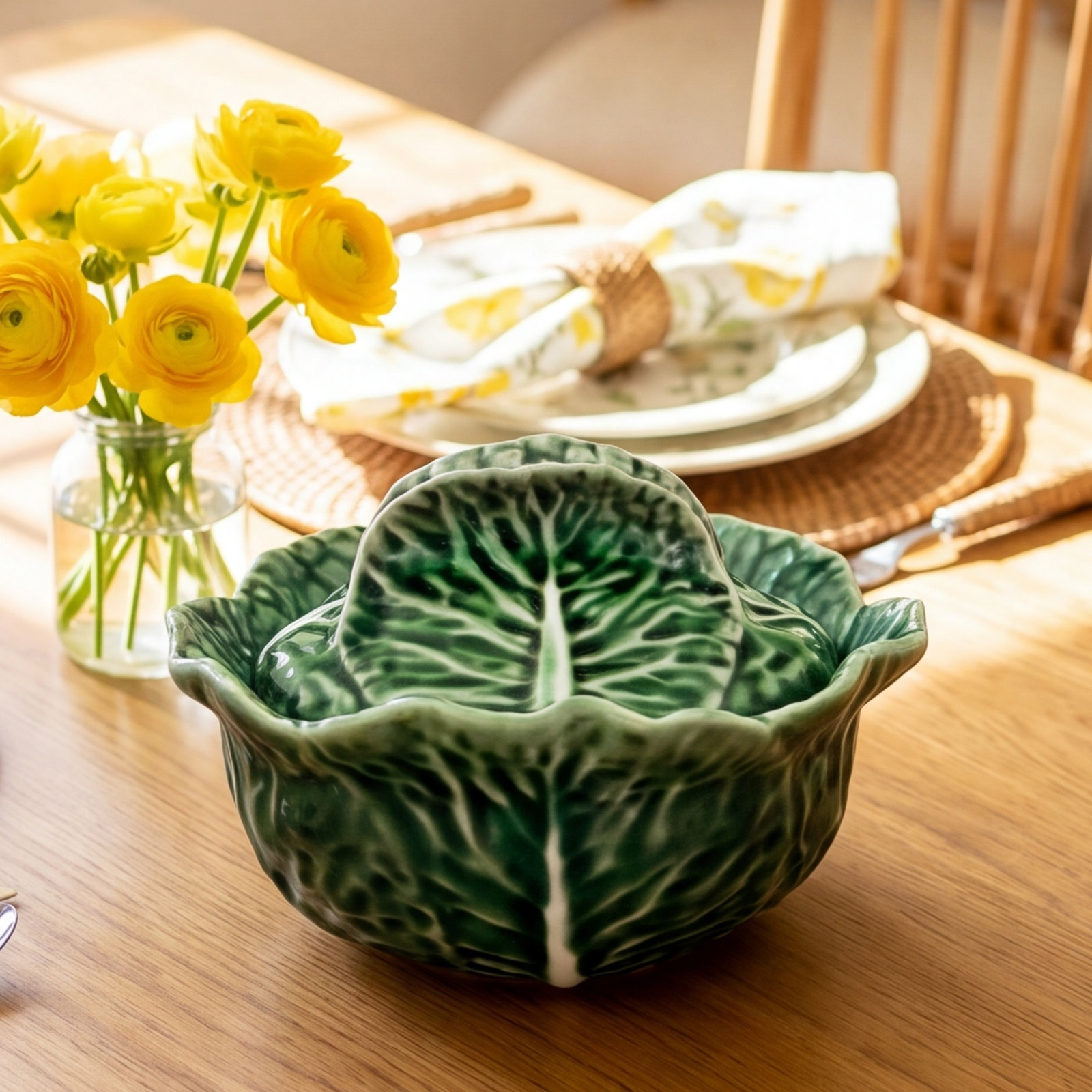 Cabbage Earthenware Tureen