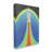 Rocket Ship Taking Off Outer Space Striped Pattern Picture Frame Graphic Art on MDF-1540811105-1540811108