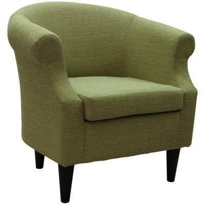 Fauteuil demi-tonneau en polyester Adea
