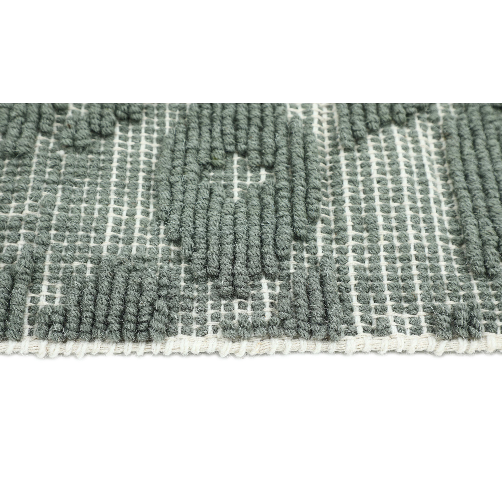 Hand-Tufted Floral Wool Rug, Rectangle 2' x 3'