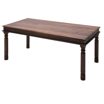 Lugano Solid Wood Top Dining Table
