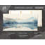 Vue panoramique de la vallée de la montagne bleue, reproduction d'art à l'aquarelle, paysage aquarelle de Misty Rolling Hills-101103139-101103142